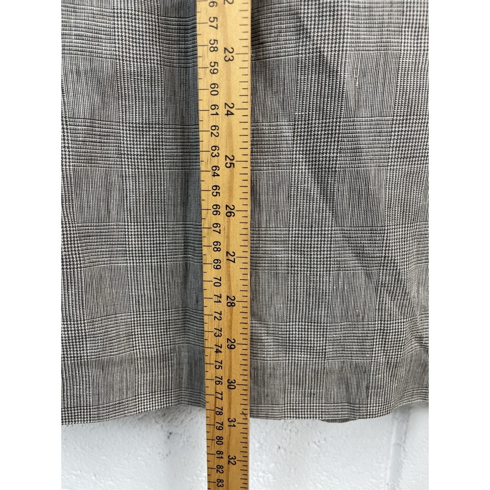 Lauren Ralph Lauren Men's Linen Blazer 40R Gray Check Slim Fit 2Btn Notch - Picture 6 of 13